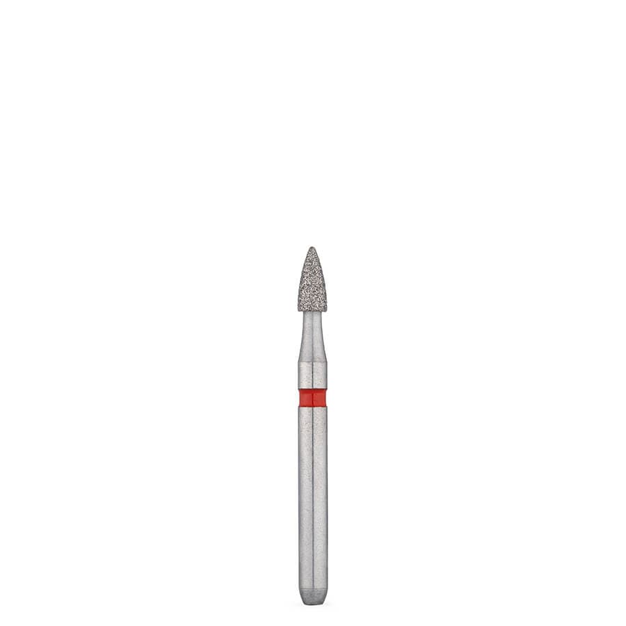 Brasseler USA 8274.31.016 FG Fine Flame Diamond Bur, 5 Pack, Size 016 - 8274.31.016 FG Fine Flame Diamond (5 Pack) - Image 1