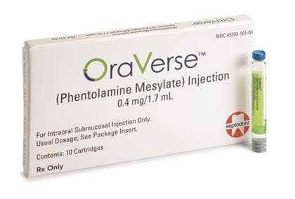 OraVerse (Phentolamine Mesylate) Local Anesthesia Reversal Agent, 1.7 mL Cartridges, 10-Pack - OraVerse 10-Pack - Image 1