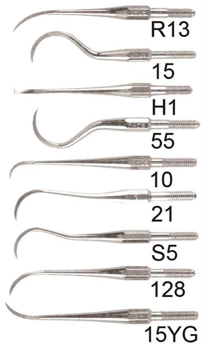 DenMat R13S UC/Rat Sickle Stainless Steel Cone Socket Tip - R13S UC/RAT SICKLE STAINLESS STEEL CONE SOCKET TIP - Image 1
