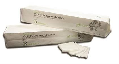 Select 2x2 4-Ply Poly/Rayon Non-Woven Sponges, 50g, 5M - Select 2x2 4-Ply Poly/Rayon Non-Woven Sponges (5M) - Image 1