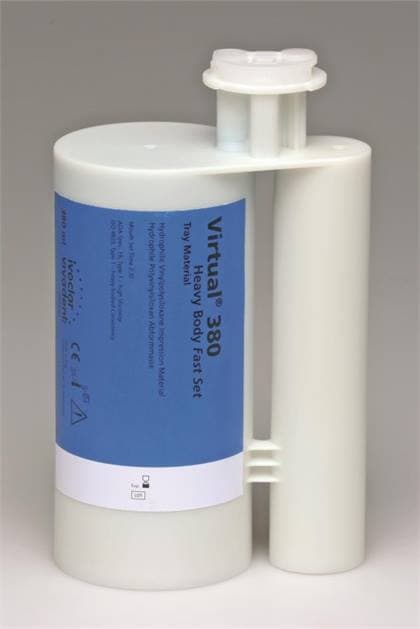 Virtual 380 Refill Monophase Fast Set Impression Material, 2 x 380 ml, Ivoclar Vivadent - -Virtual 380 Refill Mono Fast Set 2X380ml - Image 1