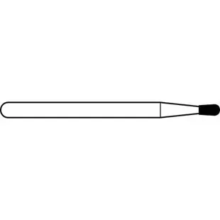 Midwest Once Sterile Carbide Bur, FG, Football, #1931, 1.0 mm Diameter, 25/Pkg, 314277 - Midwest® Once™ Sterile Specialty Carbide Burs - FG, 25/Pkg - Football, # 1931, 1.0 mm Diameter, 25/Pkg - Image 1