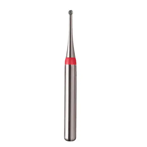Microcopy NeoDiamonds Ball Shape Diamond Bur, Short Shank, 25/Pkg, 0106S - Ball Short Shank, 25/Pkg., 0106S - Image 1