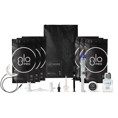GLO POWER Plus In-Office Whitening All-in-One Kit, 6 Patient Kit, 30% Hydrogen Peroxide, 669124MPW6 - GLO POWER Plus In-Office Whitening All-in-One Kit, 6 Patient All-in-One Kit, 669124MPW6 - Image 1