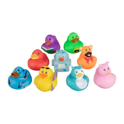 Sherman Specialty Rubber Duck Assortment, 2", 24/Pkg, JV601 - Rubber Duck Assortment, 2", 24/Pkg, JV601 - Image 1