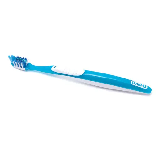 Oral-B Pro-Health All-in-One Toothbrush with CrossAction Bristles, Soft, Assorted Colors, 12/Box, 80214236 - Oral-B Pro-Health All-in-One Toothbrush with CrossAction Bristles, 35 Soft - Image 1