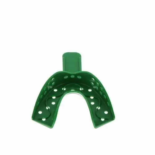 GC America COE Disposable Plastic Impression Spacer Trays, #21D Medium Lower, Perforated, 12/Pkg, 250211 - 12 SPACER TRAY #21D PERF - Image 1