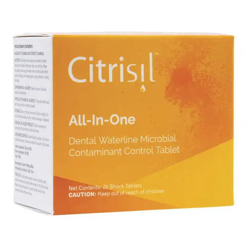 CitriSil™ Shock Tablets for Dental Waterline Disinfection, 20 Tablets/Box, CS-50-ECS20 - Citrisil™ Shock Tablets Box of 20 - Image 1