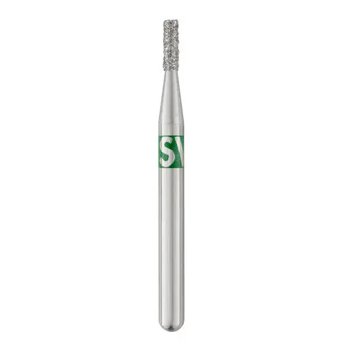 SS White Piranha Single-Use Diamond, Flat End Cylinder, Coarse, 25/Pkg, 835-010C - Flat End Cylinder, Piranha Single-Use Diamond, , 25/Pkg., Coarse, 835-010C - Image 1