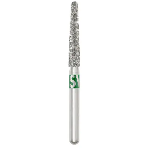 SS White Piranha Single-Use Diamond, Round End Taper, Coarse, 25/Pkg, 856-025C - Piranha Single-Use Diamond, , 25/Pkg., Coarse, 856-025C - Image 1
