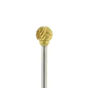 Gold Carbide Burs, Laboratory, 52D, Round, Dual Cut, HP, 11526 - Gold Carbide Burs, Laboratory, 52D, Round, Each, Dual Cut, HP, 11526 - Image 1