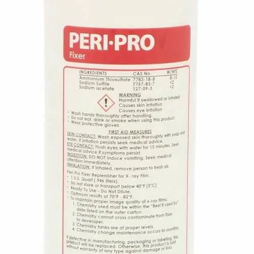 Air Techniques Fixer Solution, Quart, 6/Case, 90802 - Fixer, Quart, 6/Case, 90802 - Image 1