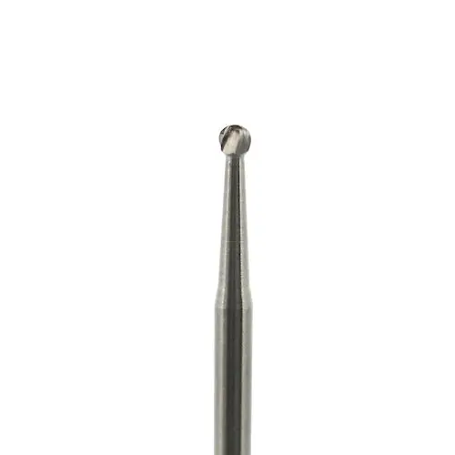 Darby Dental Surgical Carbide Bur, Friction Grip, Round Head, Size 4, 10/Pkg - Round, 4, 10/Pkg, FG 4 SURG - Image 1