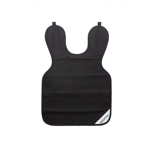 Darby X-Ray Adult Apron, 0.3 mm Lead Equivalent, Vinyl, 23.5" x 27.5", Black, 9507584 - 0.3 mm Vinyl, 23.5" x 27.5", Black, 9507584 - Image 1