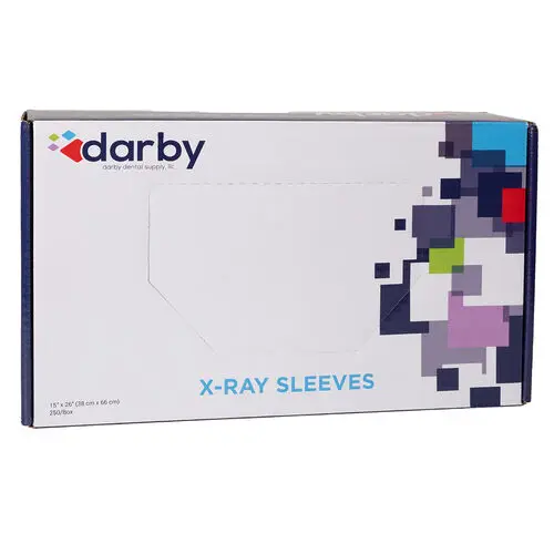 Darby Dental X-Ray Sleeves, 15" W x 26" L, 250/Box, D109 - 15" W X 26" L, 250/Box, Misc., XRaySleeve, D109 - Image 1