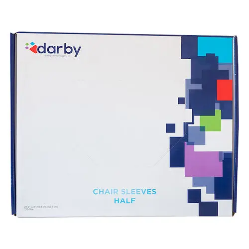 Darby Dental Half Chair Sleeve, 27 1/2" W x 24" L, 225/Box, D112 - Half Chair Sleeve, 27 1/2" W X 24" L, 225/Box, D112 - Image 1