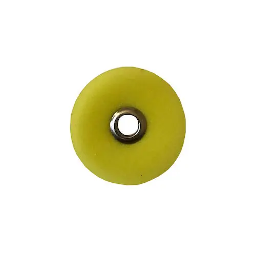 Darby Dental Composite Finishing Disc, 1/2" Diameter, Fine Grit, Yellow, 85/Pkg - 1/2" Diameter, 85/Pkg, Yellow, Fine - Image 1