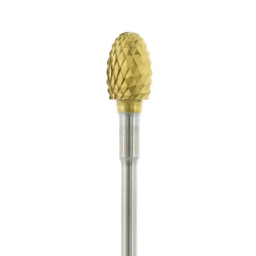 Gold Carbide Burs, Laboratory, 52C, Egg, Fine Cut, HP, 11522 - Gold Carbide Burs, Laboratory, 52C, Egg, Each, Fine Cut, HP, 11522 - Image 1