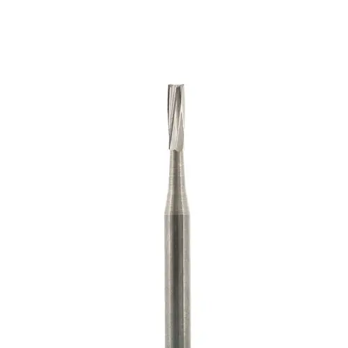 Darby Dental Carbide Burs FG, Flat Fissure, Plain Cut, 57, 100/Pkg, FFPCT010FG - Flat Fissure, 57, 100/Pkg, PlainCut, FFPCT010FG - Image 1