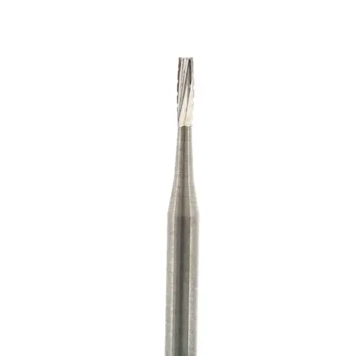 Carbide Bur, Flat Fissure 556, CrossCut, FG, 100/Pkg - Flat Fissure, 556, 100/Pkg, CrossCut, FG 556 - Image 1