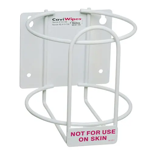 CaviWipes Canister Wall Bracket, White, 13-1175 - CaviWipes™ Canister Wall Bracket - CaviWipes™ Canister Wall Bracket - Image 1