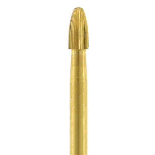 Prima Dental 30-Blade Gold Trimming and Finishing Carbide Bur, Egg Shape, FG9406, 5/Pkg - 30 Blade Gold Trimming and Finishing, Egg, 9406B, 5/Pkg, FG9406 - Image 1