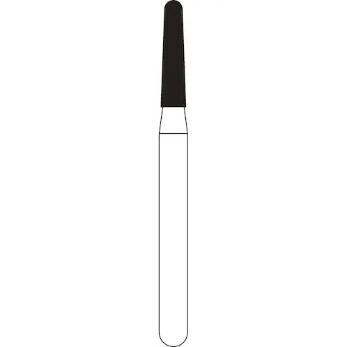 NTI Round End Taper FG Diamond Bur, Coarse Grit, 855-014, 5/Pkg - NTI Diamonds, , 855-014, 5/Pkg, Coarse - Image 1
