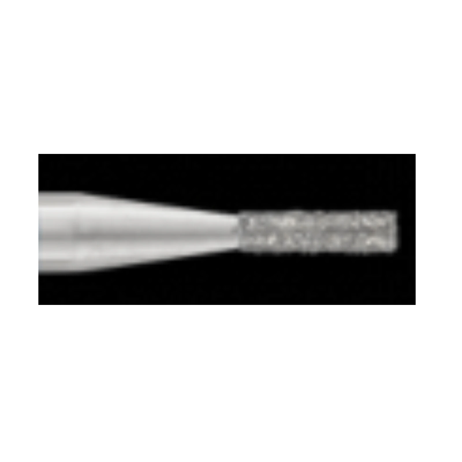 SS White Piranha Diamond Bur, FG, Medium Grit, Flat End Cylinder, 835-009M, 25/Bx - Piranha Diamond 835-009M 25/Pk - Image 1