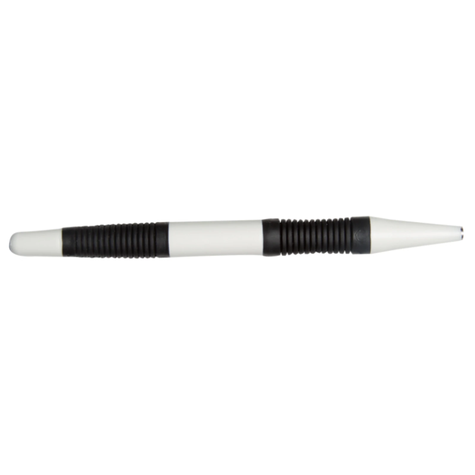 Zirc Soft Grip Cone Socket Mirror Handle, White, Single Handle, 50Z340A - White Soft Grip Handle (Cone Socket) - Image 1