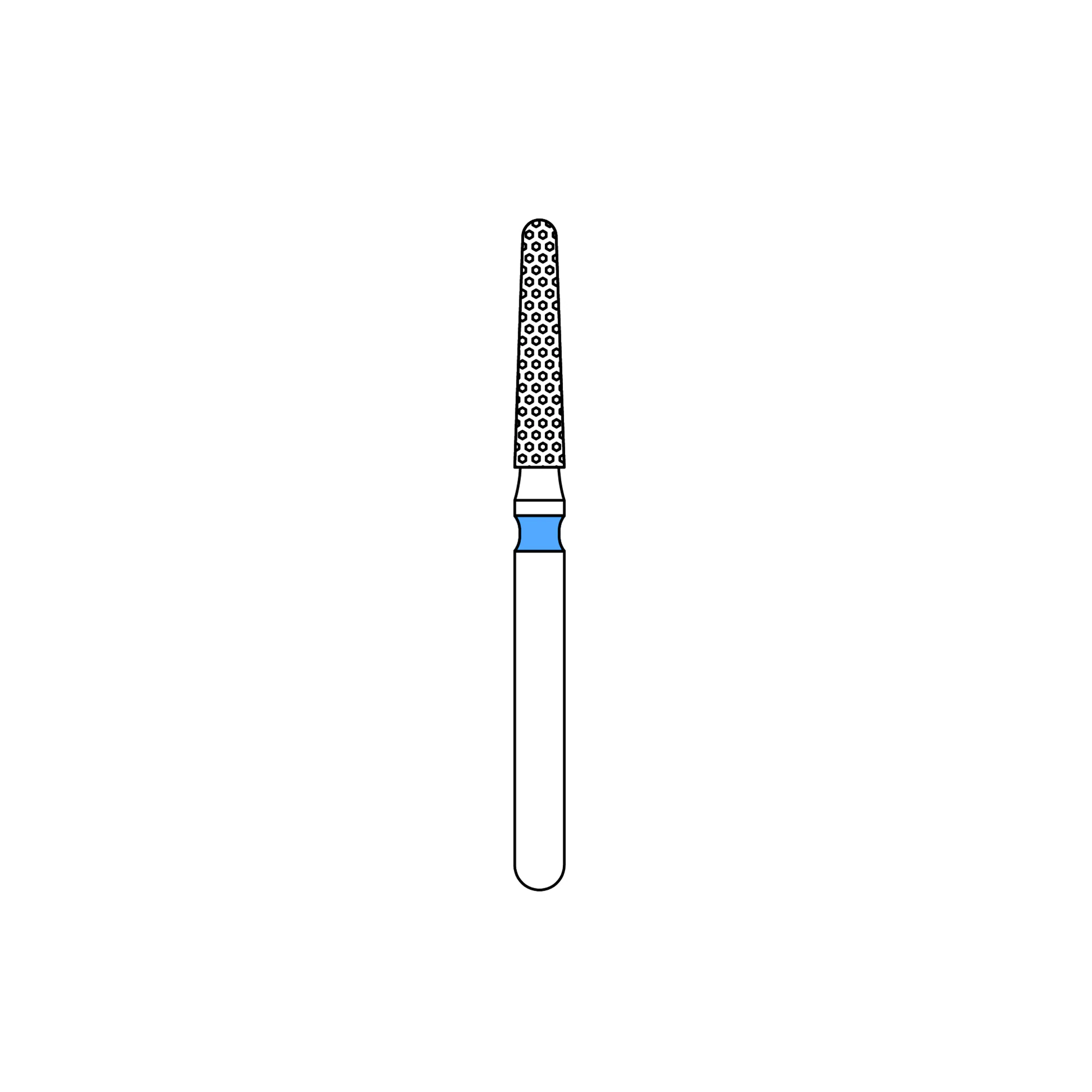 PRIVA Diamond Burs FG 856-016M, 5/Pk - PRIVA Diamond Burs FG 856-016M 5/Pk - Image 1