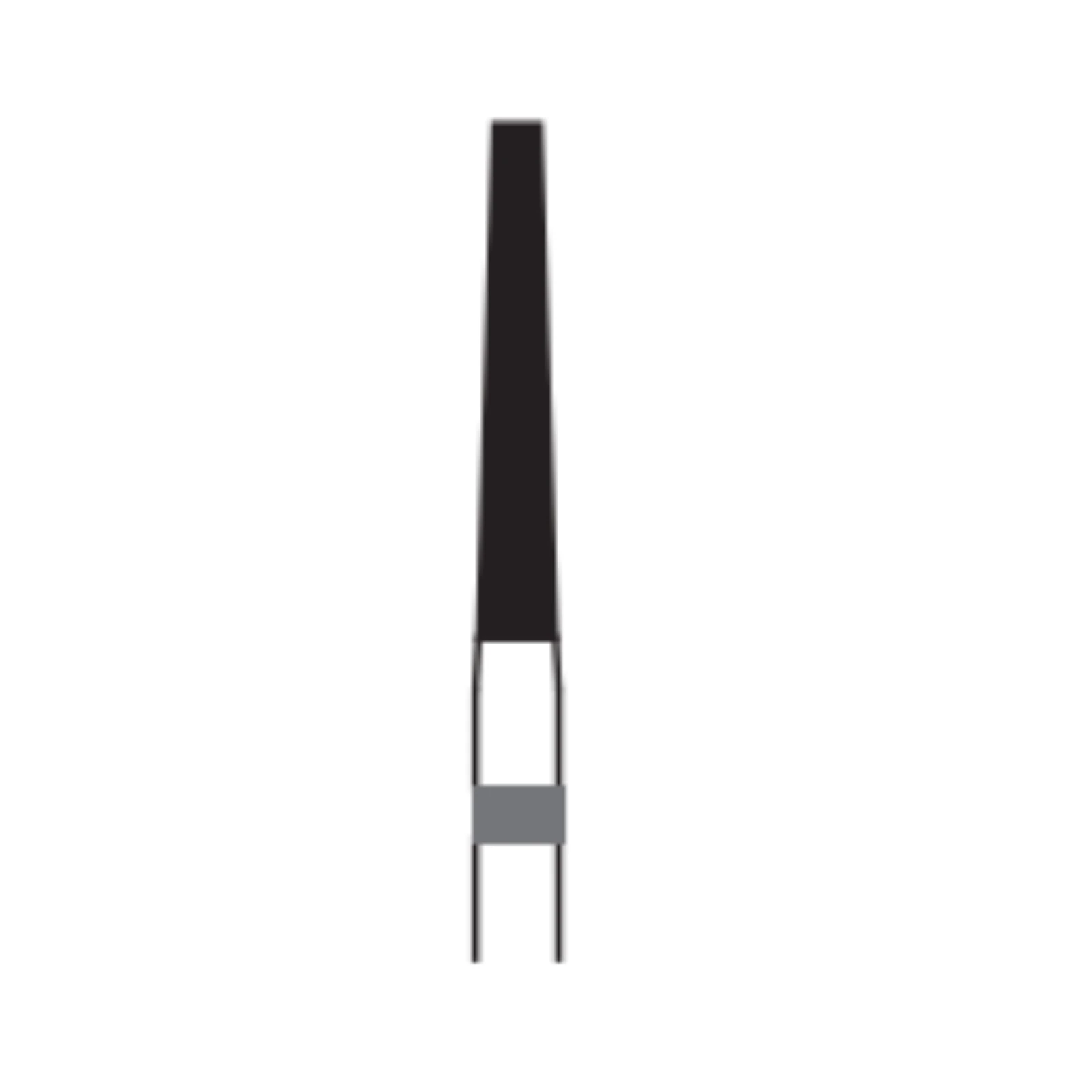 Midwest ONCE Sterile Diamond Bur 848-016C, Coarse, Taper Flat End, Friction Grip, 1.6 mm Diameter, 10.0 mm Length, 25/Pk, 1848016C - Midwest ONCE Sterile Diamond Burs 848-016C 25/Pk - Image 1