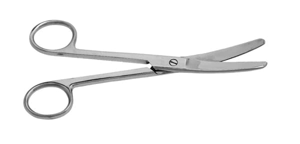 Operating Scissor 6.5" B/B Curved, Stainless Steel - Operating Scissor 6.5'' B/B Curved - Image 1