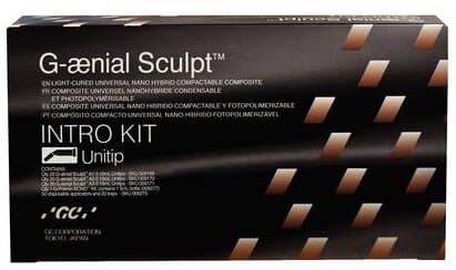 G-aenial Sculpt Unitip Introductory Kit (401100) - 60 Unitips (A1, A2, A3) + G-Premio Bond 5mL - G-ænial Unitip Introductory Kit - Image 1