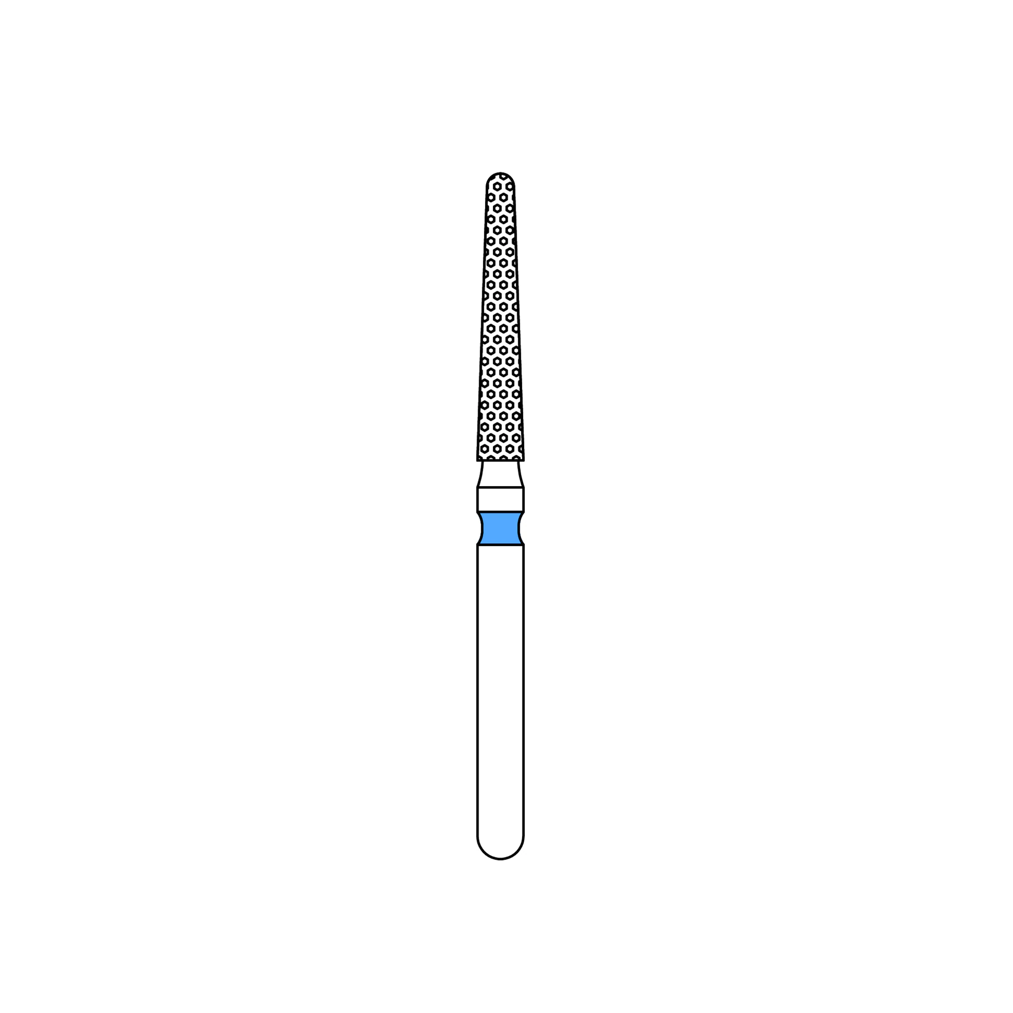 PRIVA Diamond Burs FG 850-016M, 5/Pk - PRIVA Diamond Burs FG 850-016M 5/Pk - Image 1