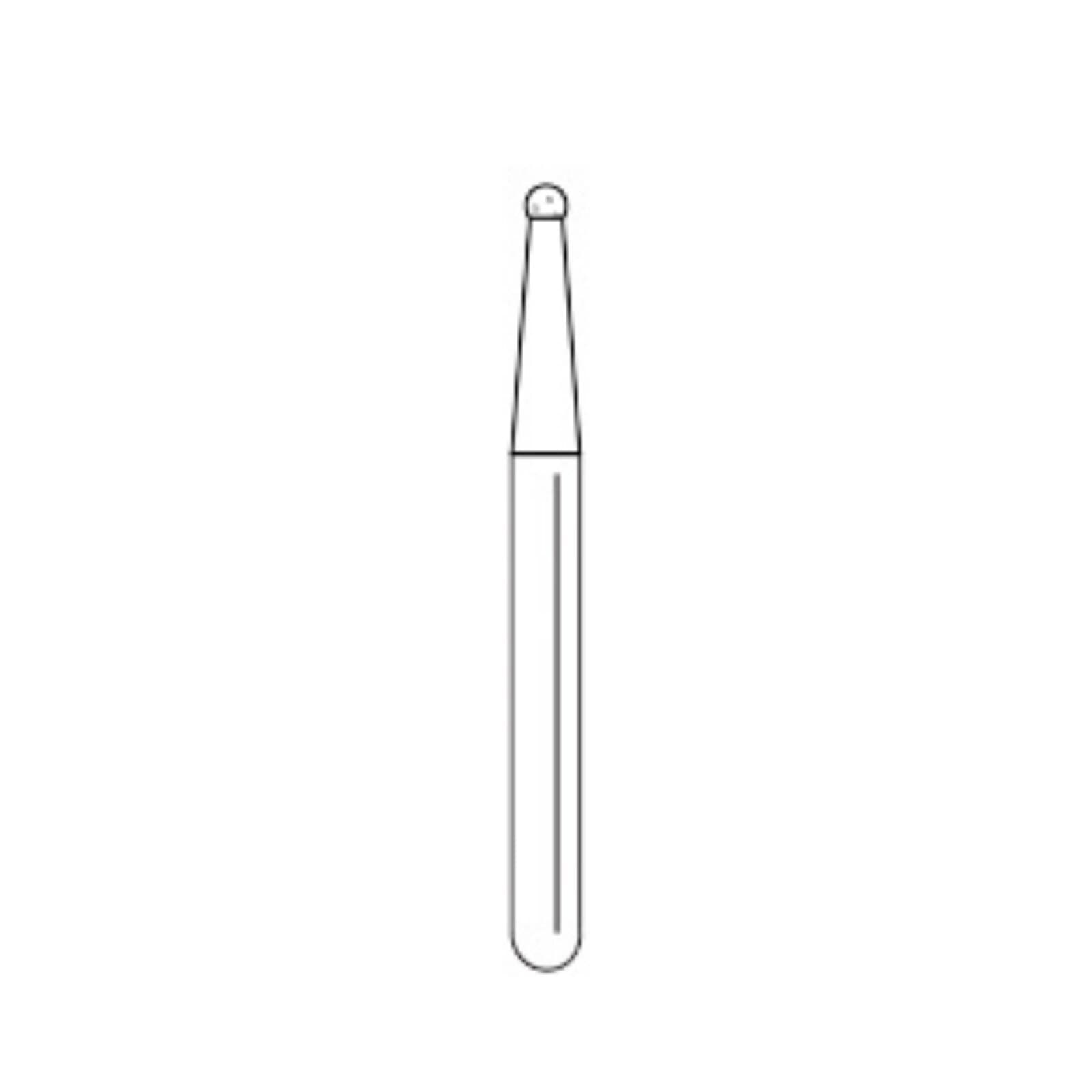 Premier Solo Diamond FG Single Use Bur, 0110M, 25/Bx - Solo Diamond FG Single Use 0110M 25/Bx - Image 1