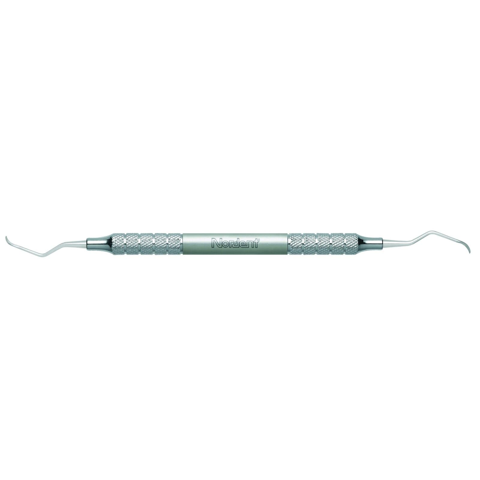 Nordent Relyant Columbia Curette Double-Ended #2R-2L with #6 Handle, Stainless Steel - Curette DE Relyant Columbia #2R-2L #6 Handle - Image 1
