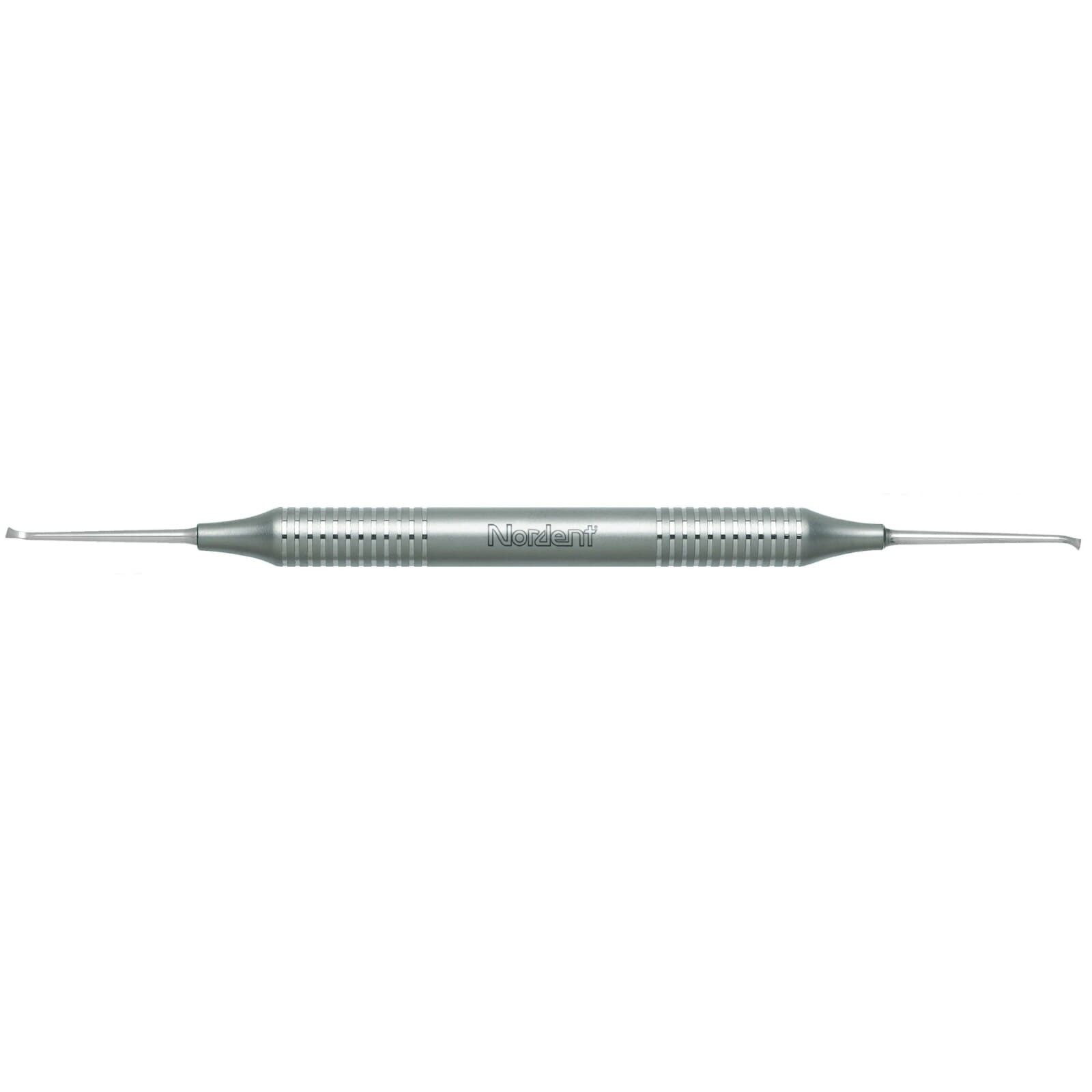 Nordent Classic Double-Ended Anterior Straight Hoe Scaler #45-46, DuraLite Round Handle, 1 Each - Classic Scalers - Double-Ended - Anterior Straight Hoe #45-46 - DuraLite® Round - Image 1