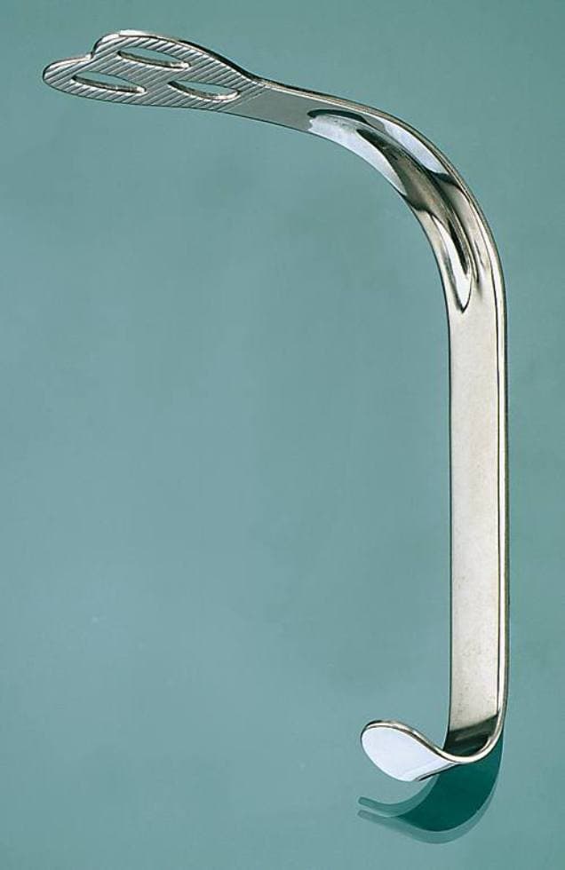 Miltex Wieder Depressor, Small, Stainless Steel - Wieder Depressor Small - Image 1