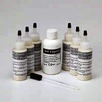Lang Dental Jet Tooth Shade Liquid, Self-Curing Acrylic Resin, 236 ml (8 oz), Refill, #1404 - Jet Tooth Shade Refill Liquid 236ml - Image 1