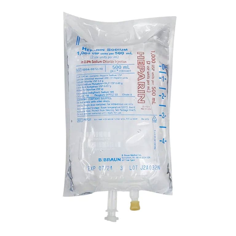 B. Braun 0.9% Sodium Chloride Injection, 500mL Flexible Bag, 1/Pk - B. Braun 0.9% Sodium Chloride Injection, 500mL Flexible Bag, 1/Pk - Image 1