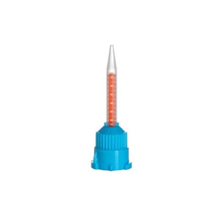 MARK3 T-Mixer Short HP Mixing Tips, Blue/Orange, 10:1/4:1, 48/Pk - MARK3 T-Mixer Short HP Mixing Tips, Blue/Orange, 10:1/4:1, 48/Pk - Image 1