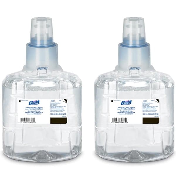 Purell Advanced Hand Sanitizer Foam Refill for LTX-12 Dispenser, 2 x 1200 mL, Green Certified - Purell Advanced Hand Sanitizer Foam 2x1200 mL Refill for LTX-12 Dispenser. Green Certified - Image 1