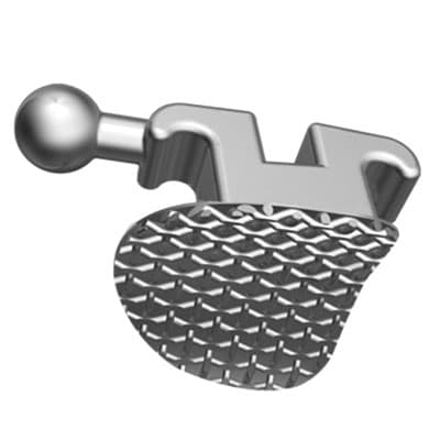 3B Orthodontics TOL 3B MIM Mesh Based Metal Bracket Set, 0.018" Mini Size with Hook, 20 Pieces - TOL 3B MIM Mesh Based 20 pieces Metal Bracket Set - 0.018 Mini size with hook - Image 1