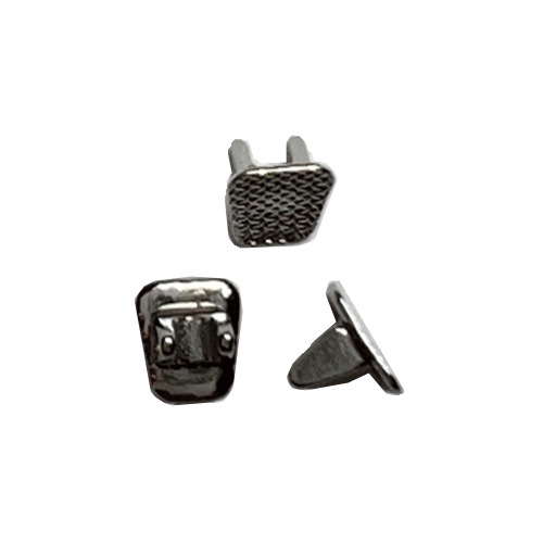 TOL Lingual Habit Correction Button, Square Base, Bondable, Stainless Steel, 10/Pk - TOL Lingual Habit Correction Button, Square Base, 10/Pk - Image 1