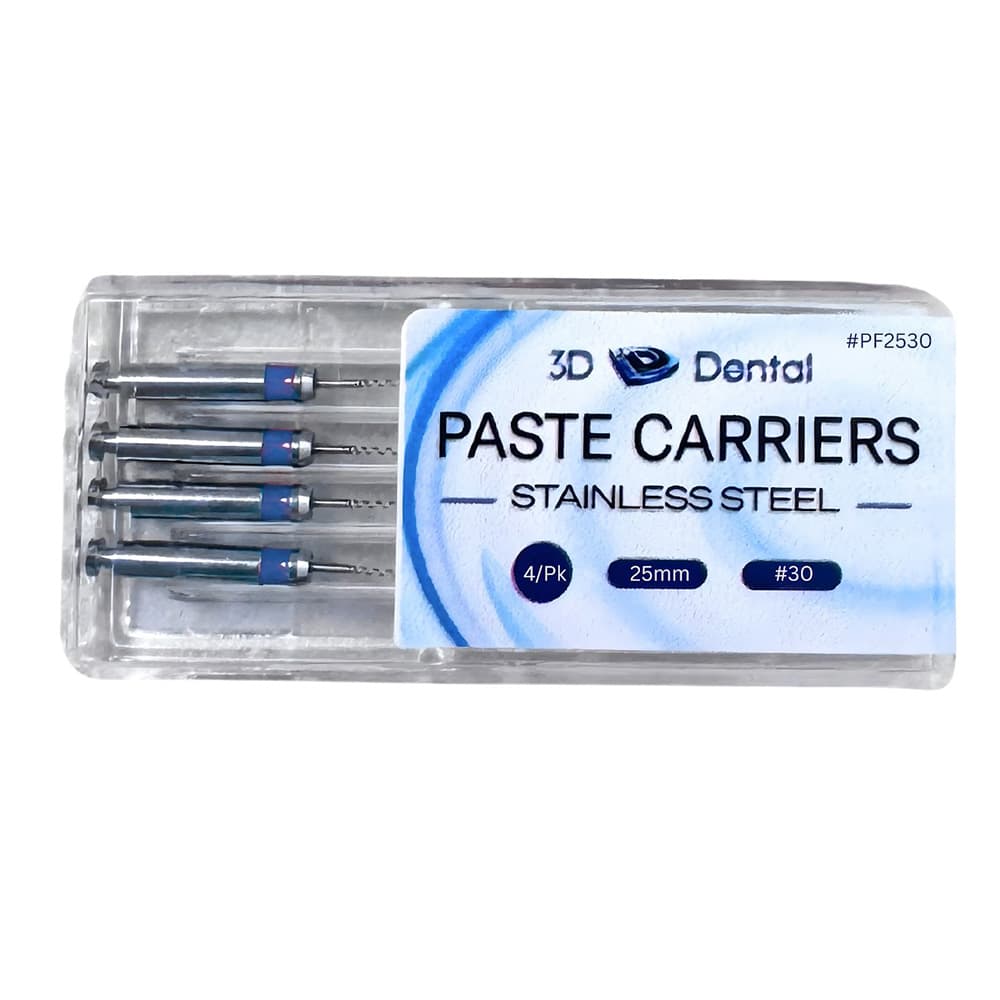3D Endo Stainless Steel Paste Fillers, 25mm, #30, Latch Type, 4/Pk - 3D Endo Stainless Steel Paste Fillers, 25mm, #30, 4/Pk - Image 1