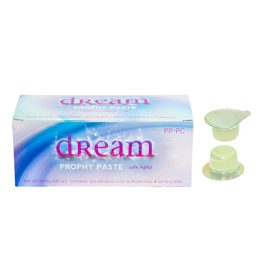 Dream Prophy Paste Cups with Xylitol, Coarse, Pina Colada, 200/Pk - Dream Prophy Paste Cups with Xylitol, Coarse Pina colada, 200/Pk - Image 1