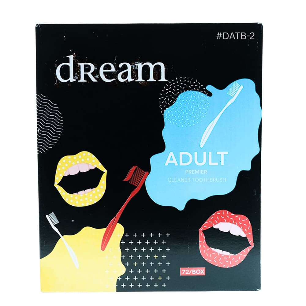 3D Dental Dream Adult Premium Cleaner Toothbrush, 72/Pk - Dream Adult Premium Cleaner Toothbrush, 72/Pk - Image 1