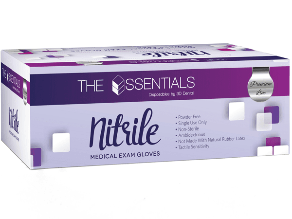 Essentials Premium Nitrile Exam Gloves, Powder-Free, Latex-Free, Small, Blue, 300/Box, 10 Boxes/Case - Essentials Premium Nitrile Exam Gloves - SMALL 300/Bx 10/Cs - Image 1