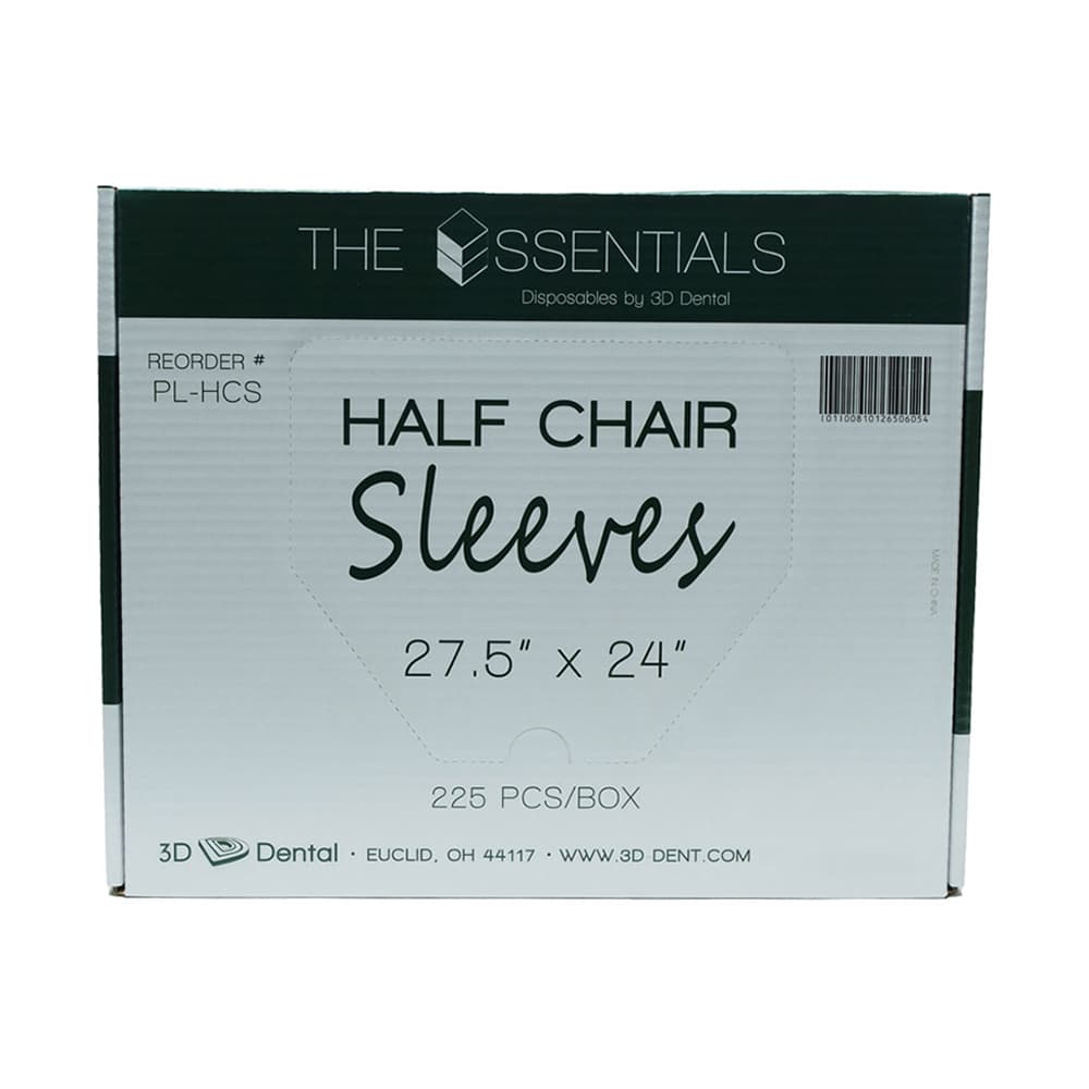 Essentials Half Chair Sleeve, 27.5" x 24", 225/Pk - Essentials Half Chair Sleeve, 27.5" x 24", 225/Pk - Image 1