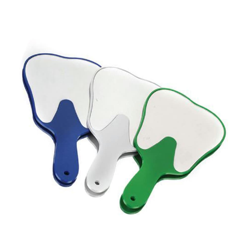 Essentials Resin Tooth Shaped Dental Mirror, Assorted Colors, 1/Pk - Essentials Resin Tooth Shaped Dental Mirror, Assorted, 1/Pk Made of hard - Image 1